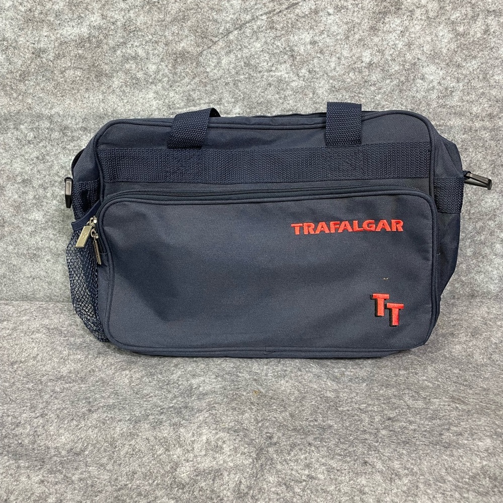 Trafalgar TT Travel Bag Vintage Blue Red Carry On Tote bag
